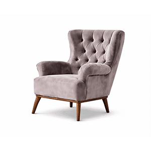Romel Living Room Set angled view for elegant home seating