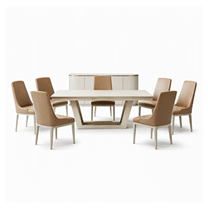 Elaro Dining Room Set main view for elegant dining spaces