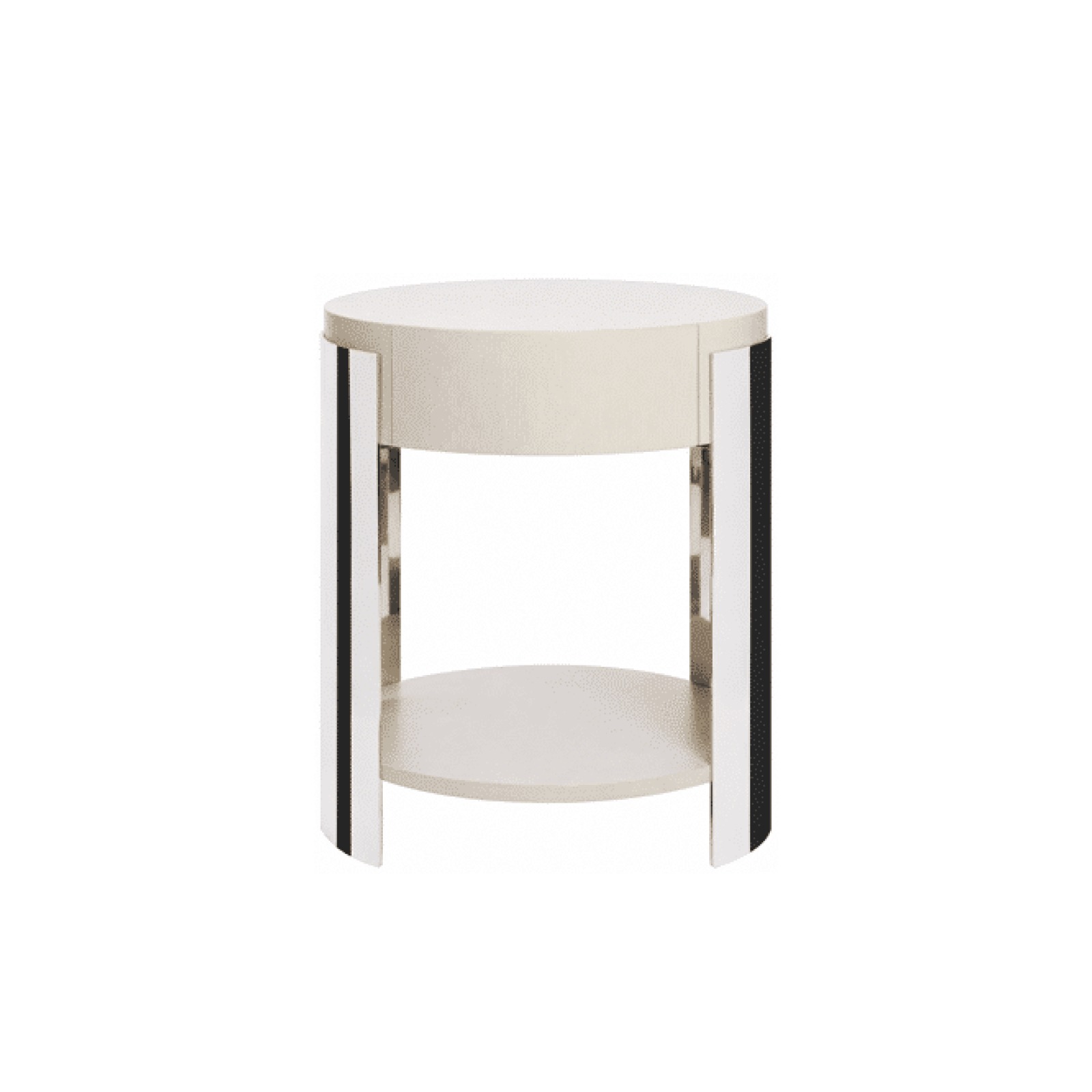 Cleo Nightstand Set in smooth decorative setup