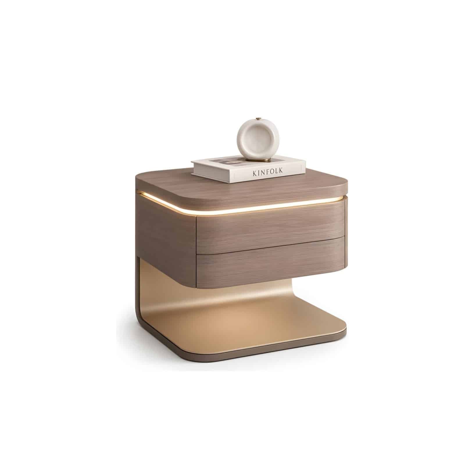 Alen Nightstand Set in premium furniture closeup