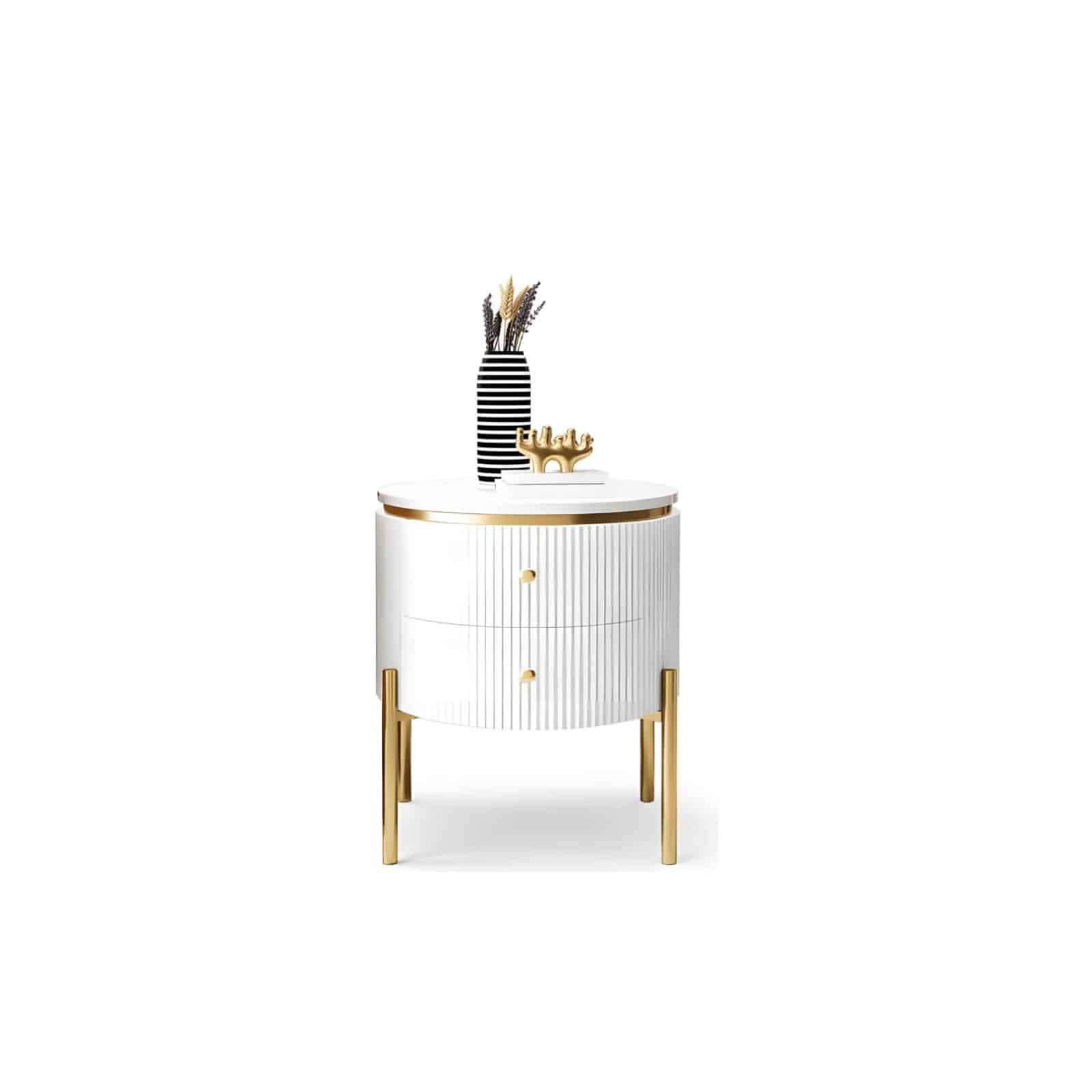 Rivo Nightstand Set in sleek decorated room look