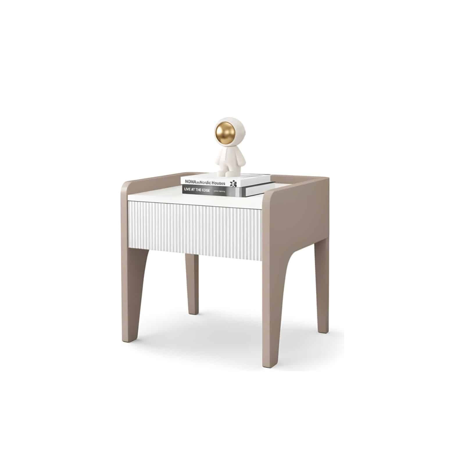 Rivo Nightstand Set in polished neat furniture view