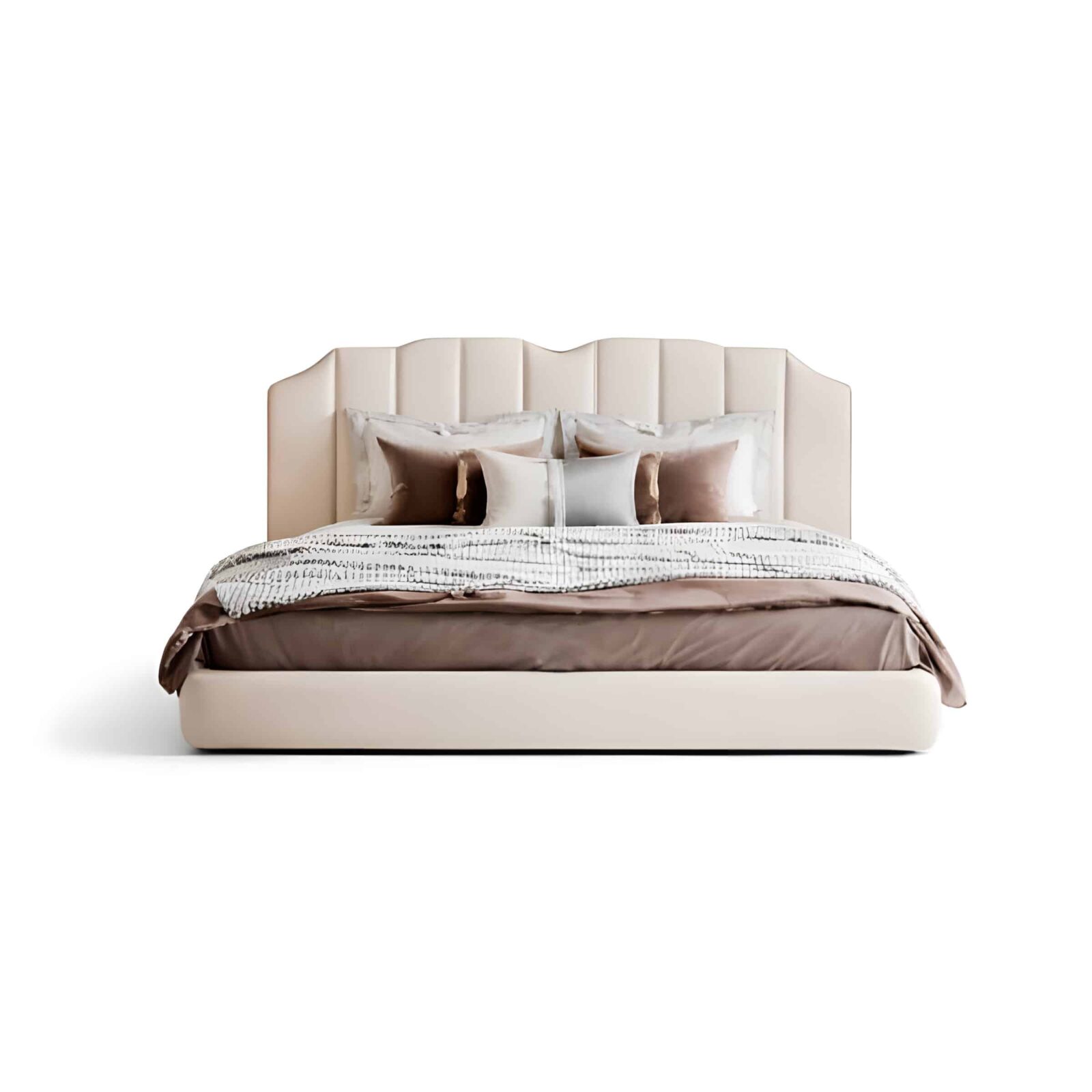 Mivo Bed Set wide view for refined home furniture