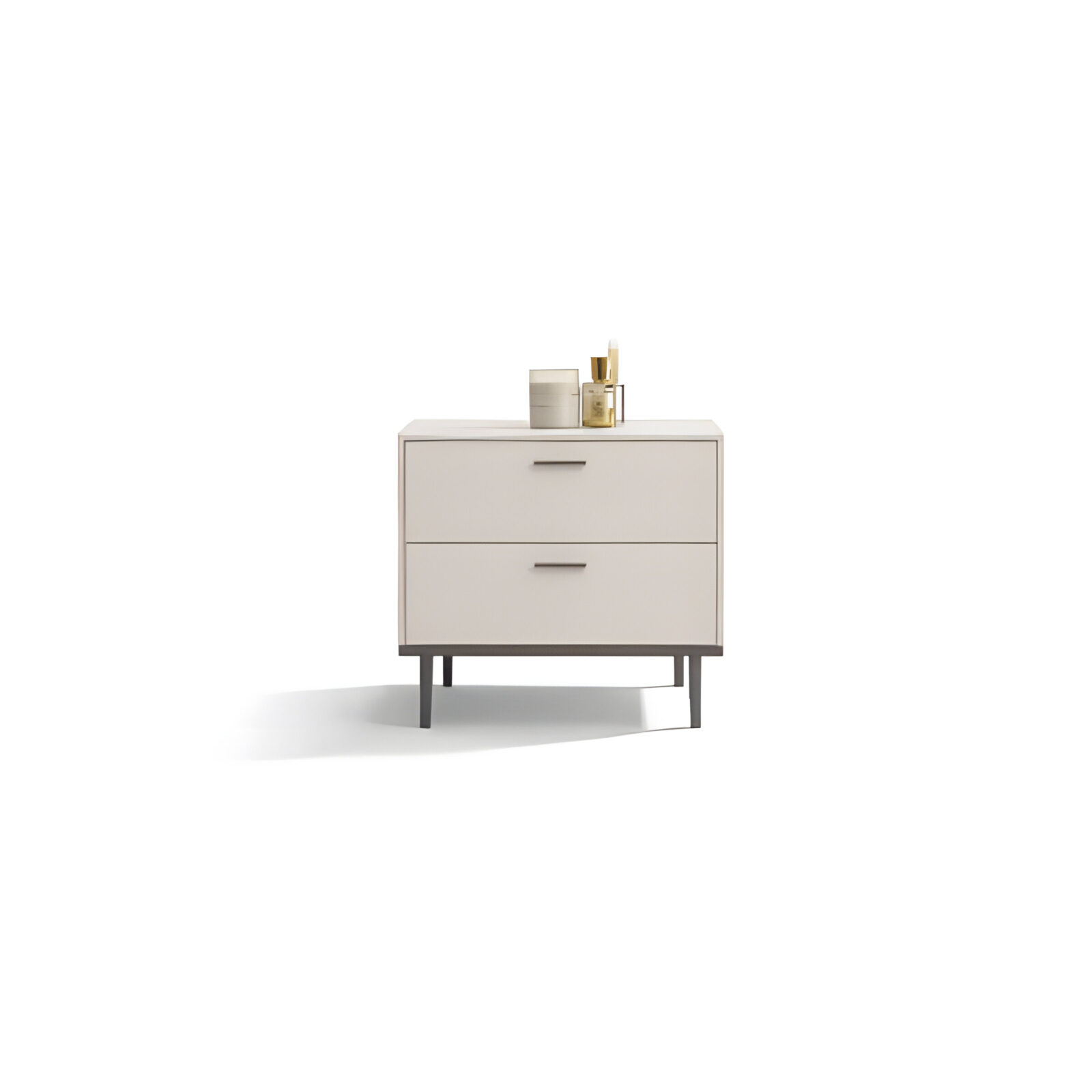 Lorvino Nightstand Set in practical decorative setup