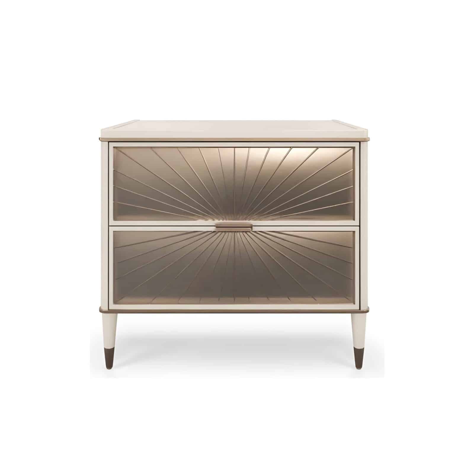 Zara Nightstand Set in elegant decorated room look