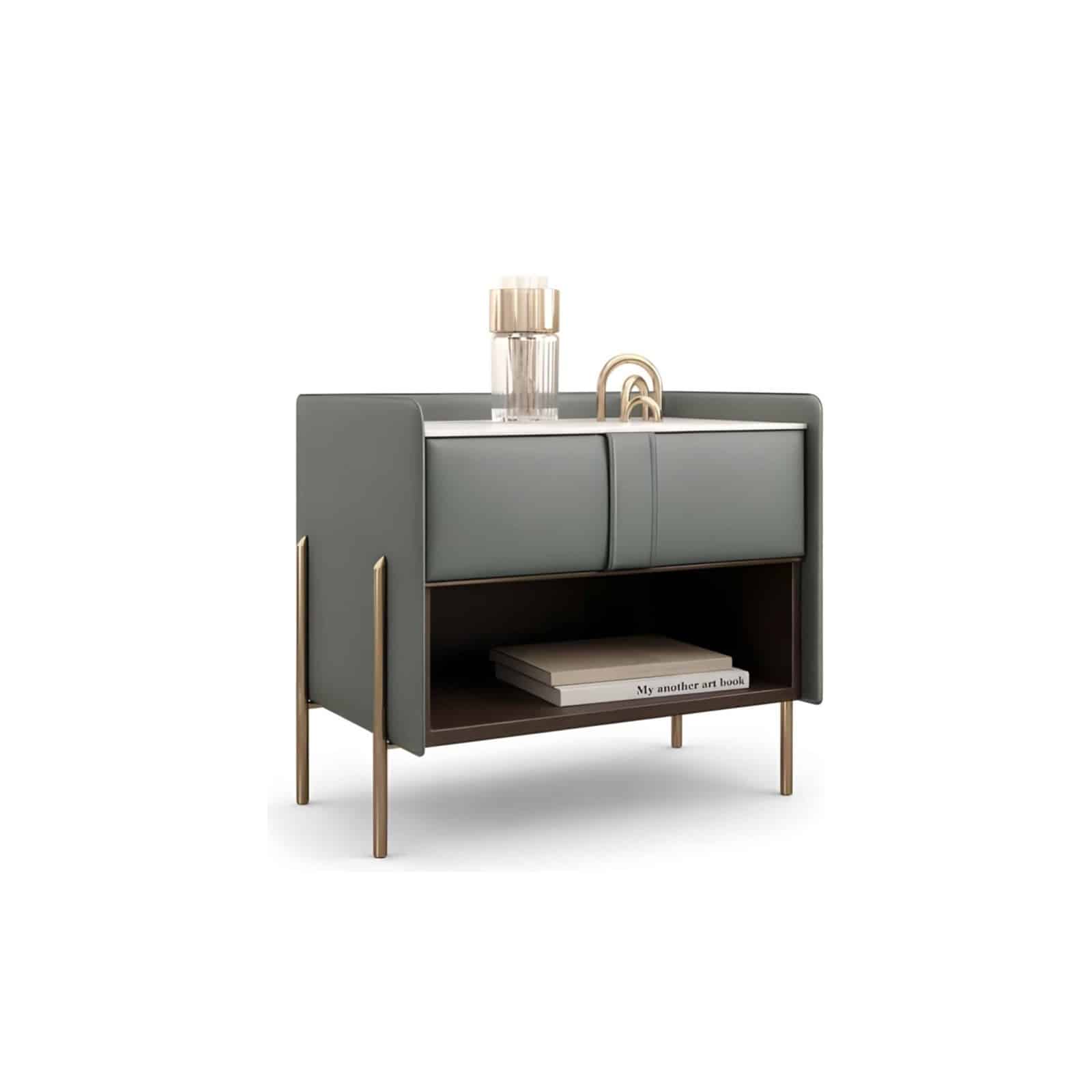 Sila Nightstand Set in elegant decor corner