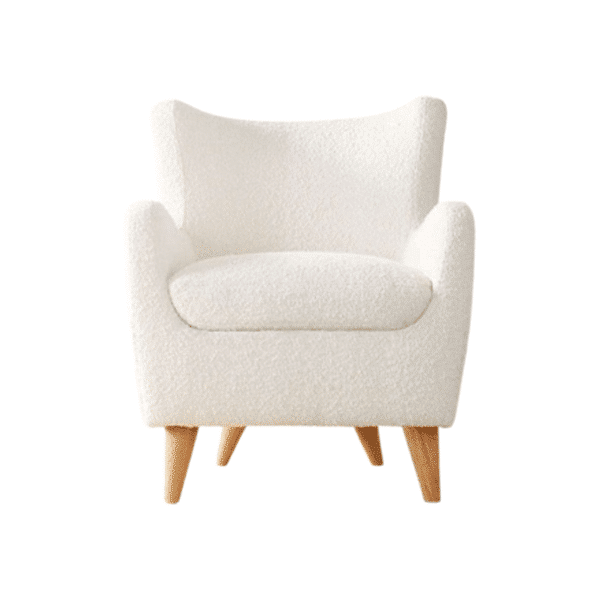 Zara Living Chair detail view for practical home seating