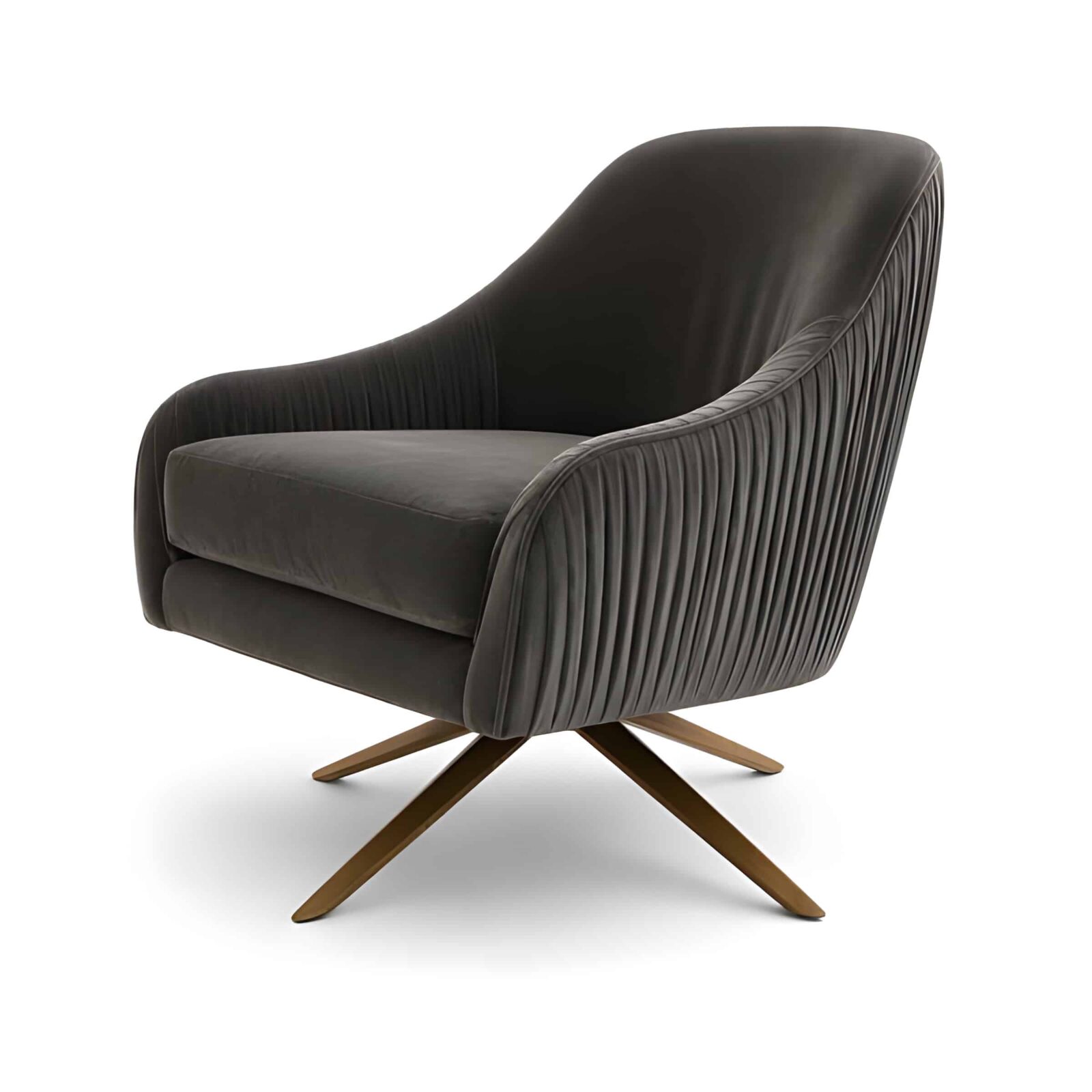 Bryon Living Chair side profile for modern living room seating
