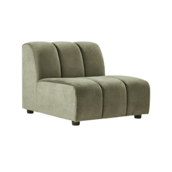Rira Living Chair angled view for elegant room decor