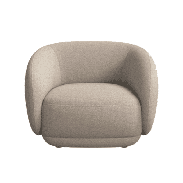 Rhea Living Chair angled view for comfortable lounge furniture