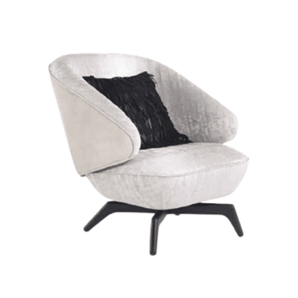 Menlo Living Chair side profile for polished furniture displays