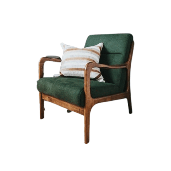 Mink Living Chair side profile for cozy living room furniture