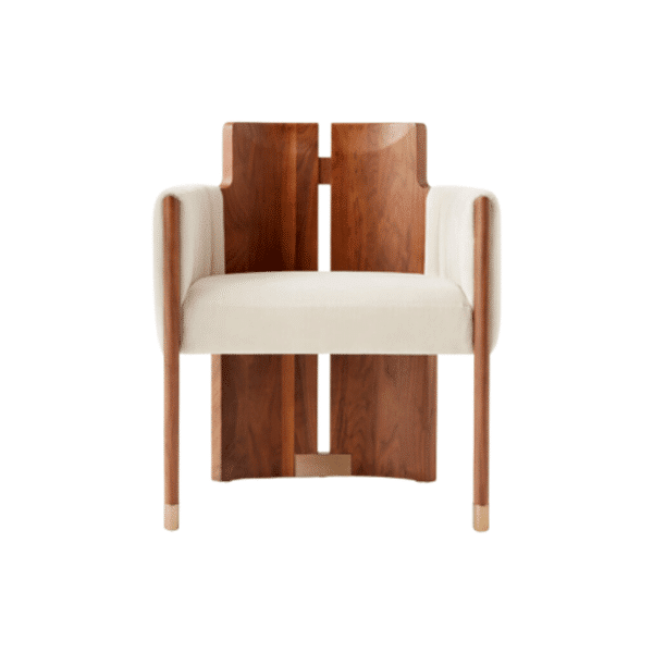 Nilo Dining Chair angled view for dining room furniture