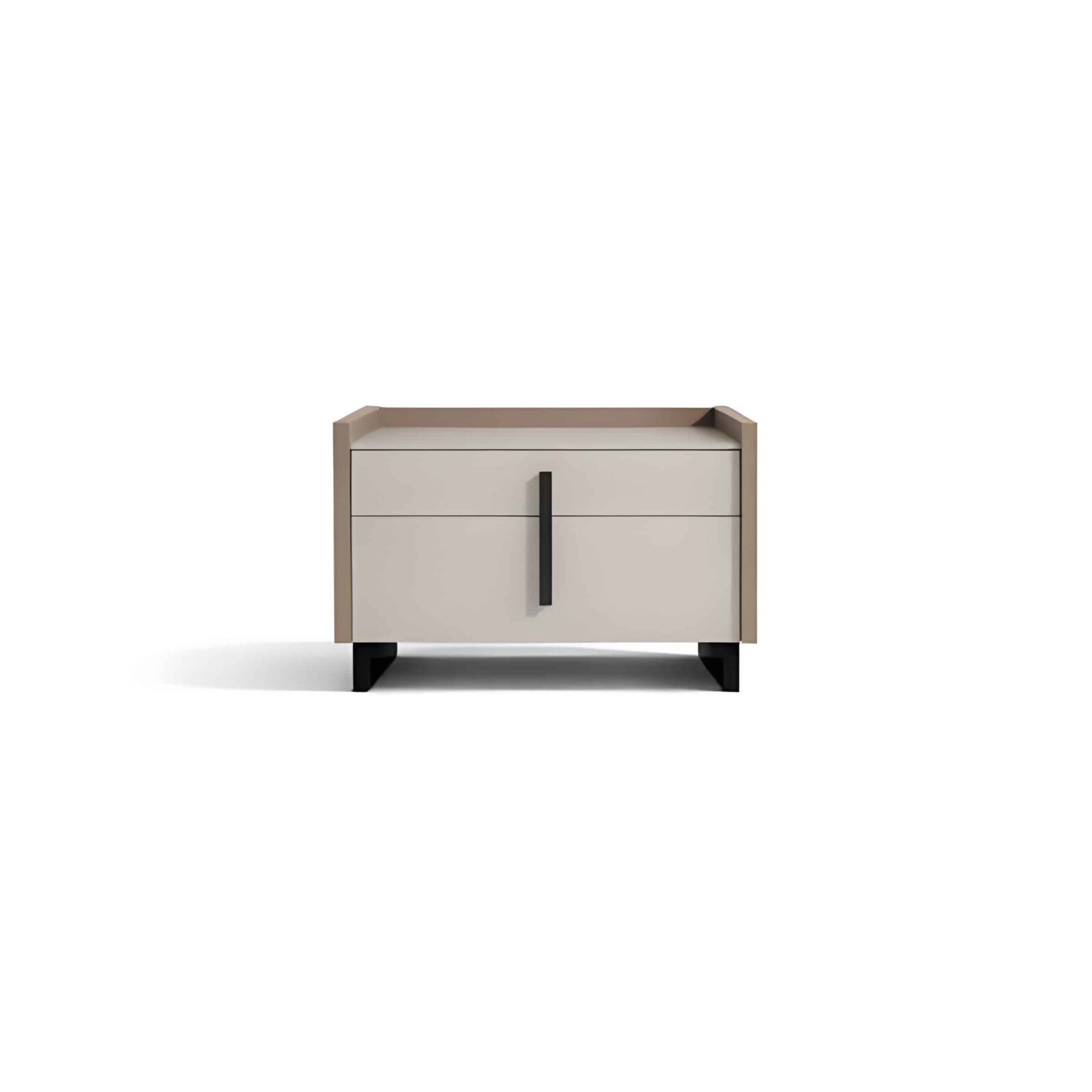 Raventra Nightstand Set in organized decorative setup