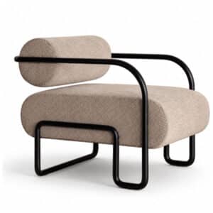 Arvix Living Chair Arvix contemporary lounge piece with clean fabric details