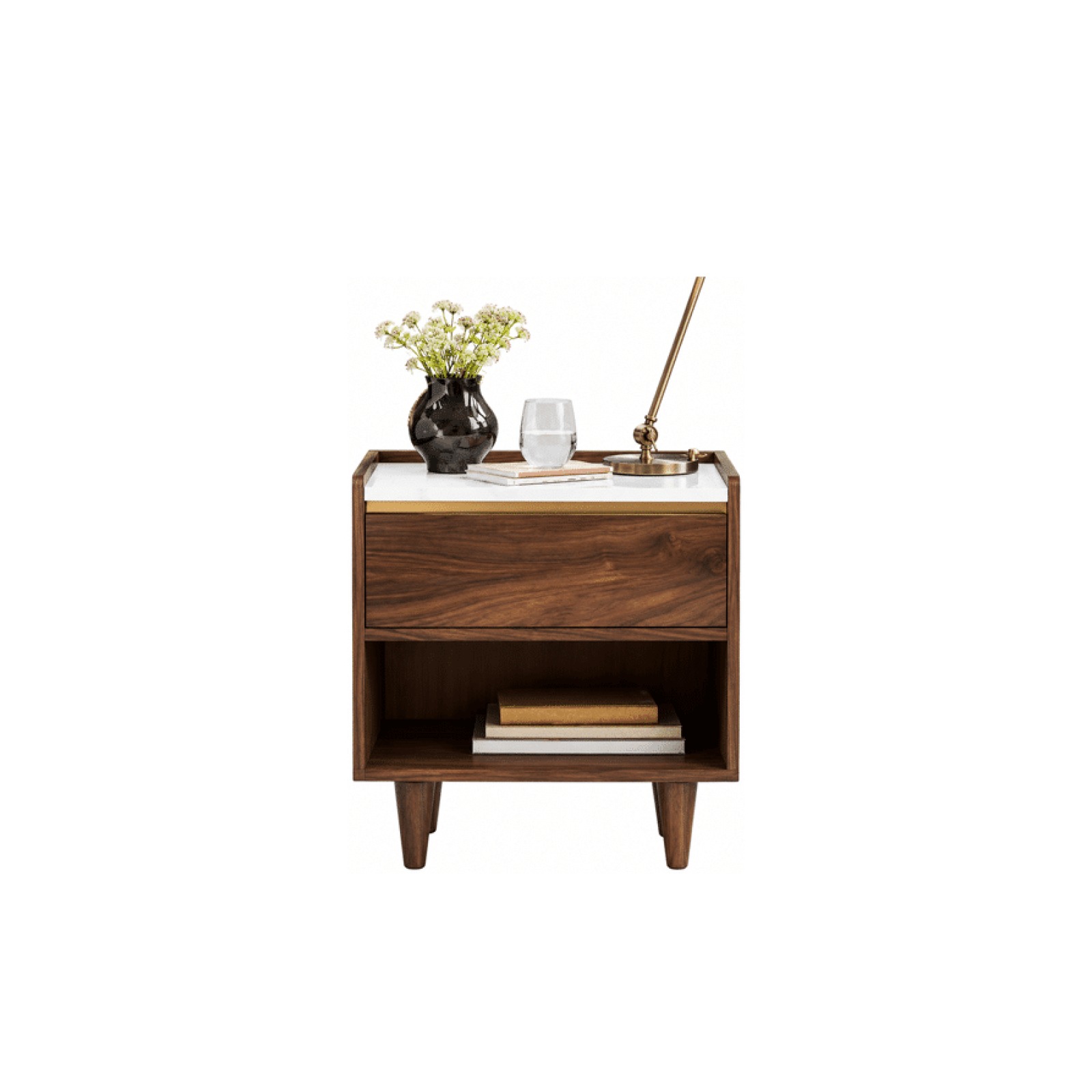Nila Nightstand Set in chic daily use setup