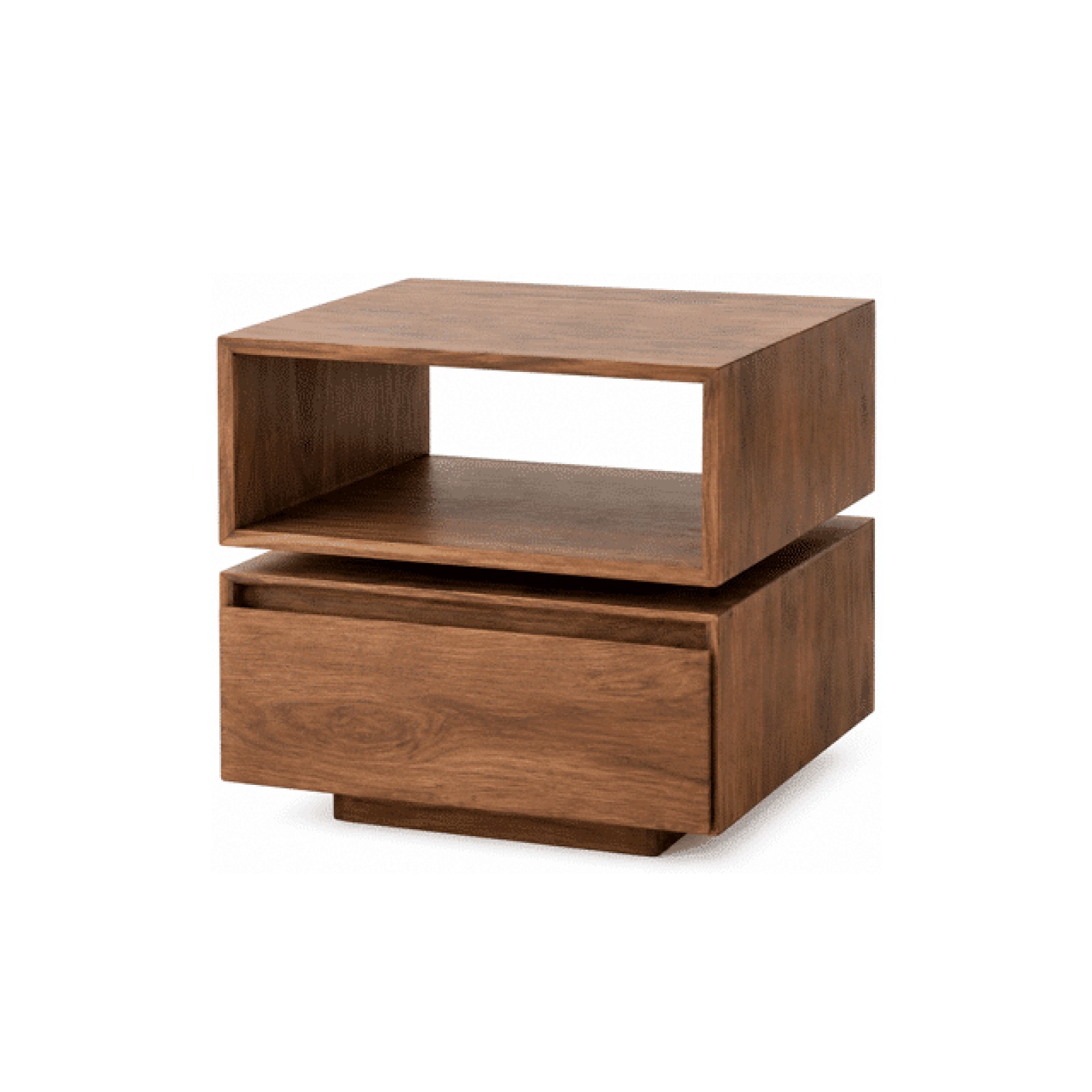 Pira Nightstand Set in balanced bedroom setup