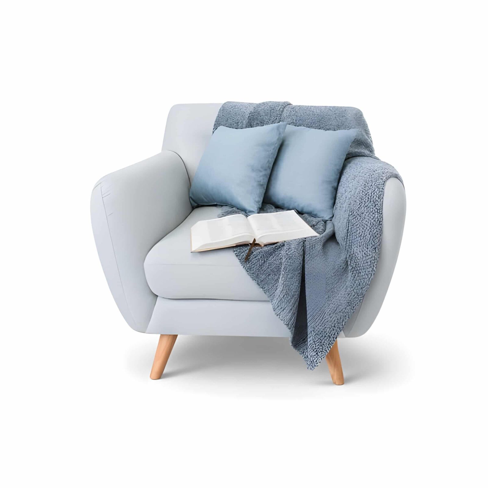 Krola Living Chair side profile for coordinated room layouts