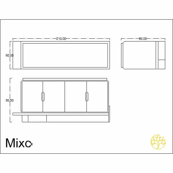 Garo Buffet presented from a main display for home interiors