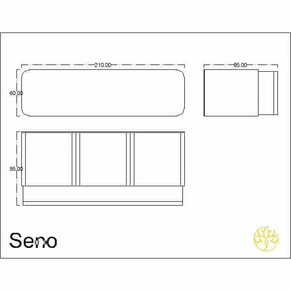 Livo Buffet presented from a main display for home interiors
