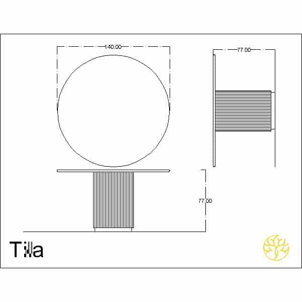 Tila Dining Table