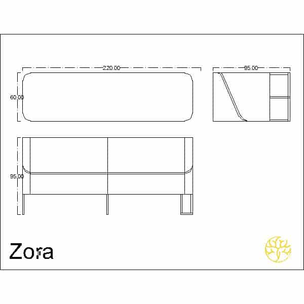 Laro Buffet shown in a main display for dining room furniture