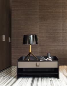 Tilo Nightstand Set in organized premium room layout
