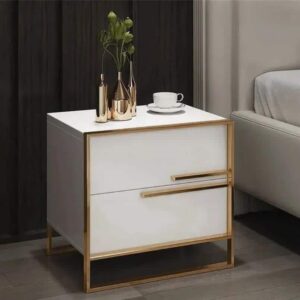 Maya Nightstand Set in subtle soft interior look