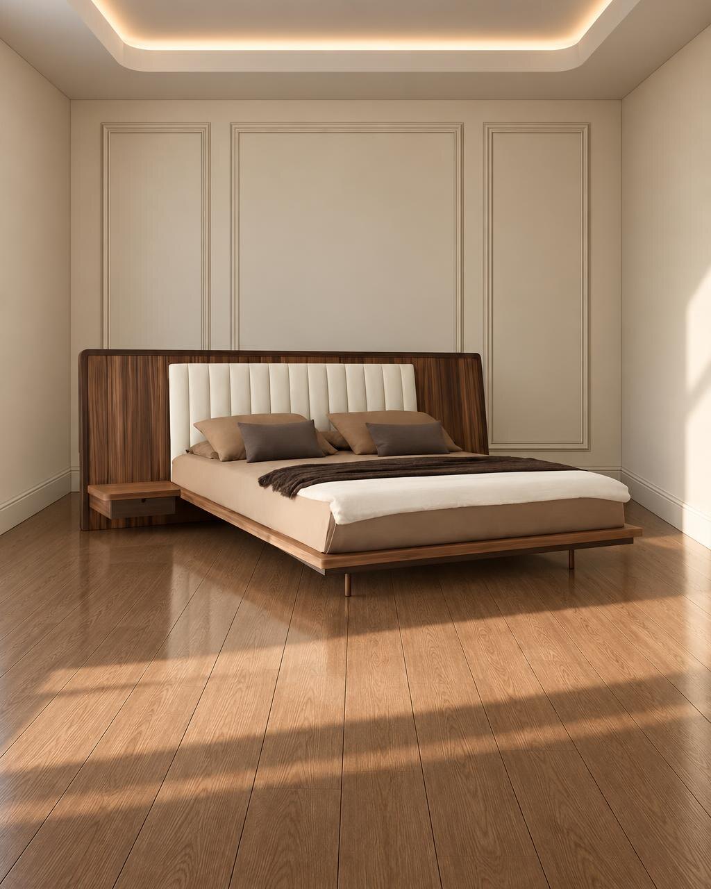 Grena Bed and Nightstand Set