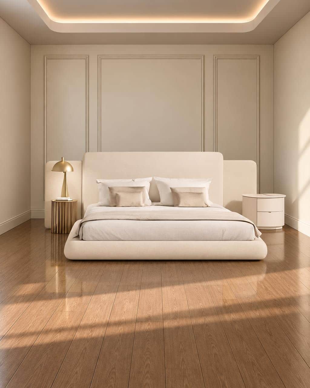 Siro Bed and Nightstand Set