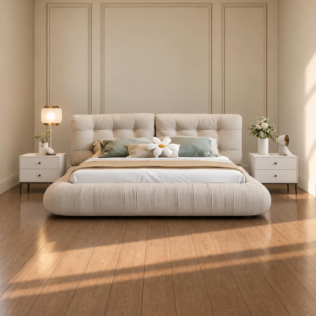 Bedroom set furniture finish and room styling view - image 64352