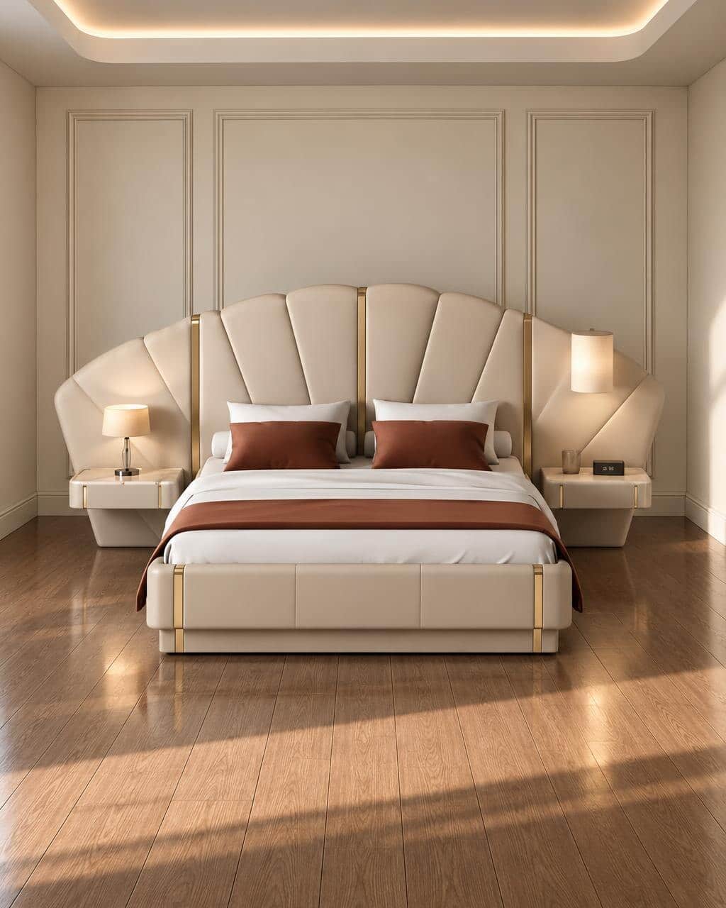 Elar Bed and Nightstand Set