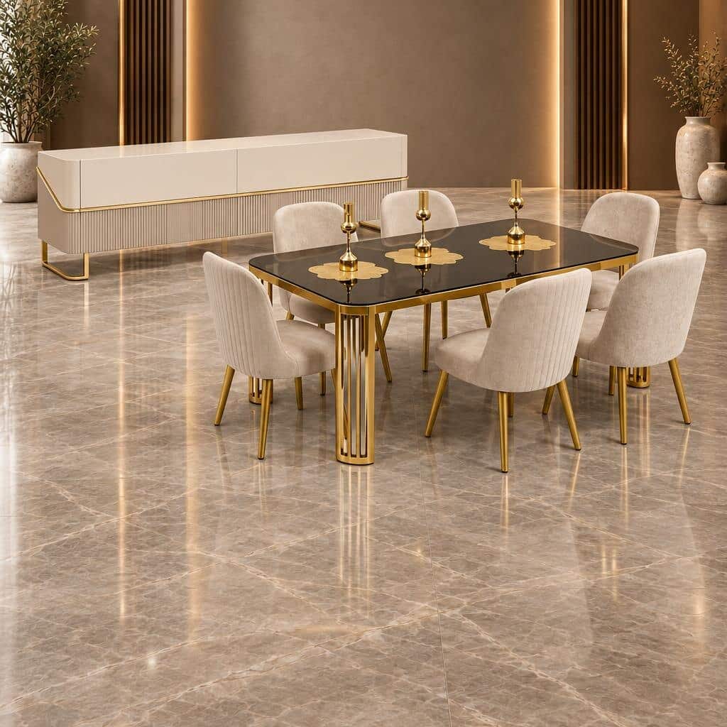 Jelya Dining Room Set main view for elegant dining spaces