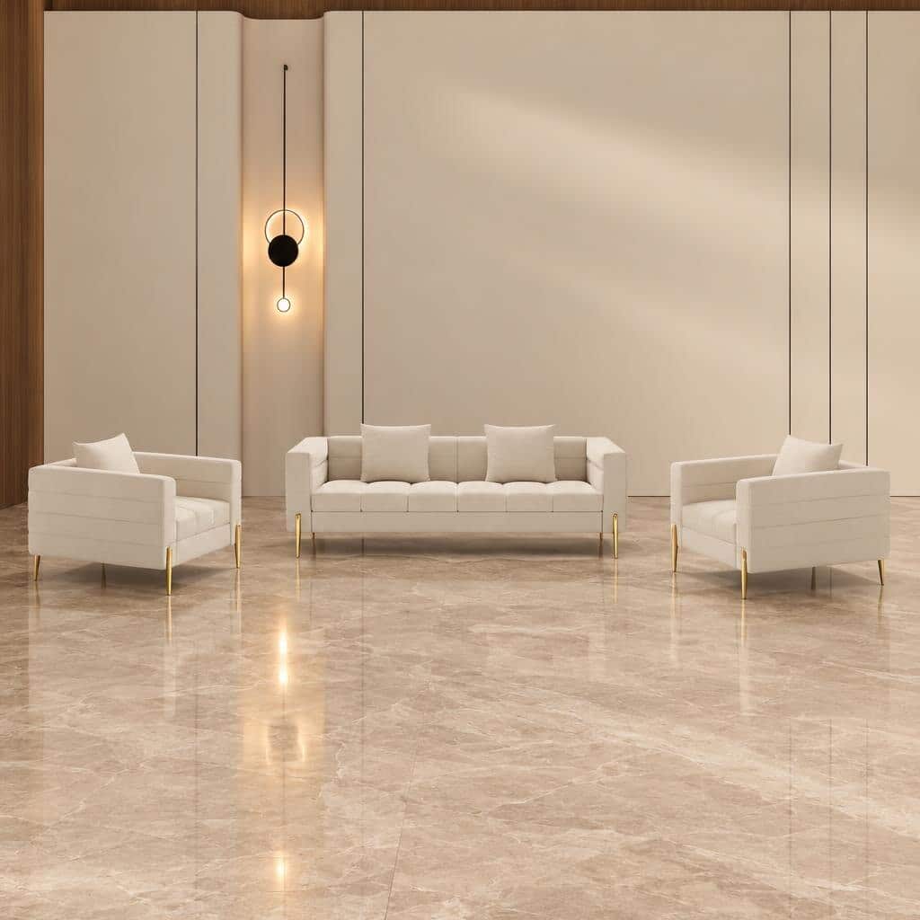 Kosmo Living Room Set display view for polished furniture presentation
