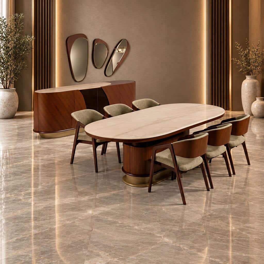 Ganor Dining Room Set main view for elegant dining spaces