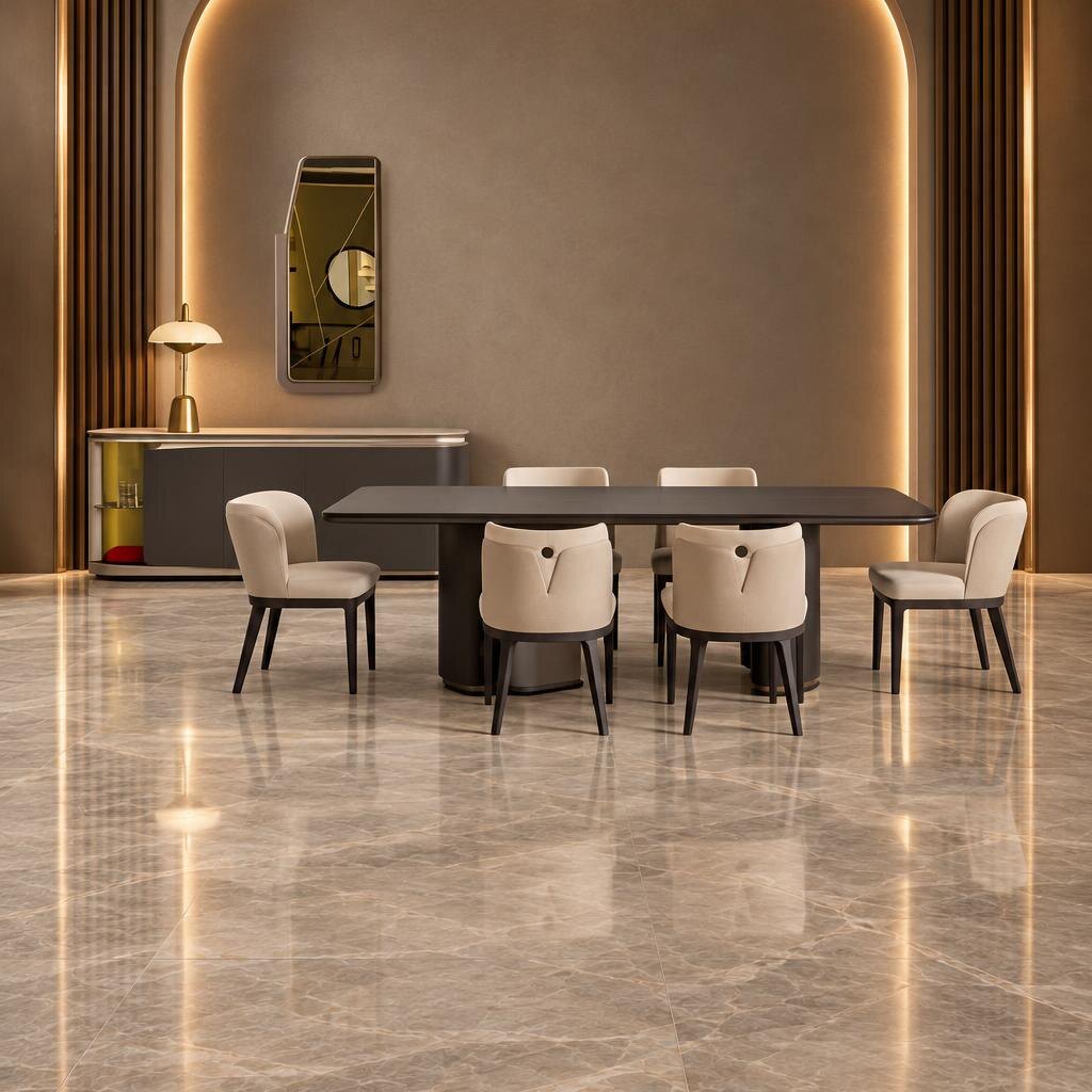 Qavira Dining Room Set main view for elegant dining spaces