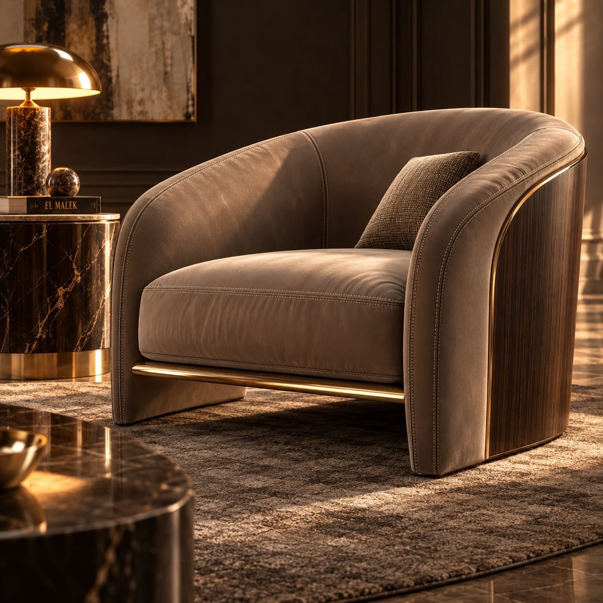 Lounge armchair