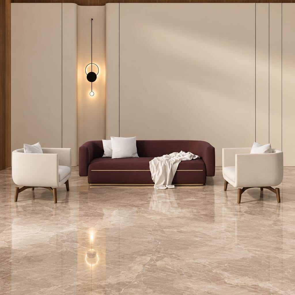 Hush Living Sofa layout view for coordinated seating design