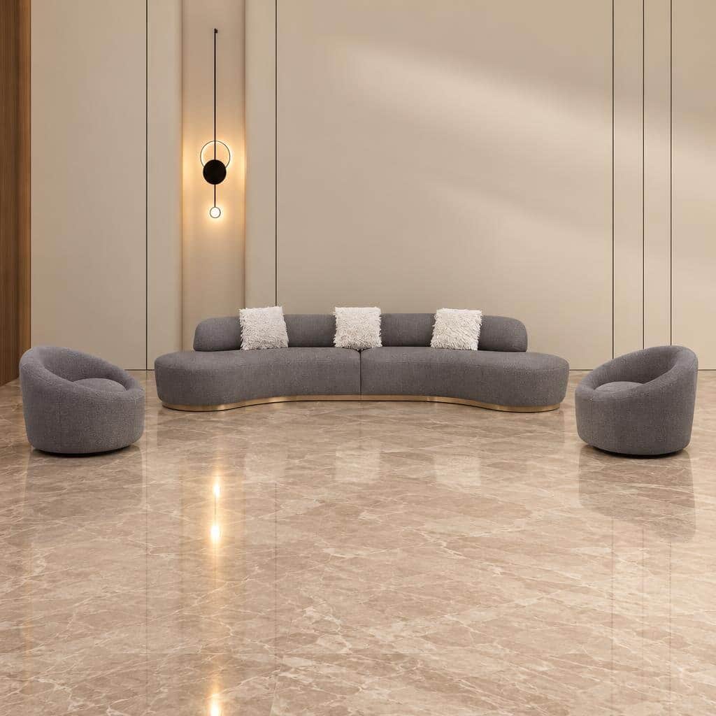 Nairo Living Sofa angled view for elegant home seating