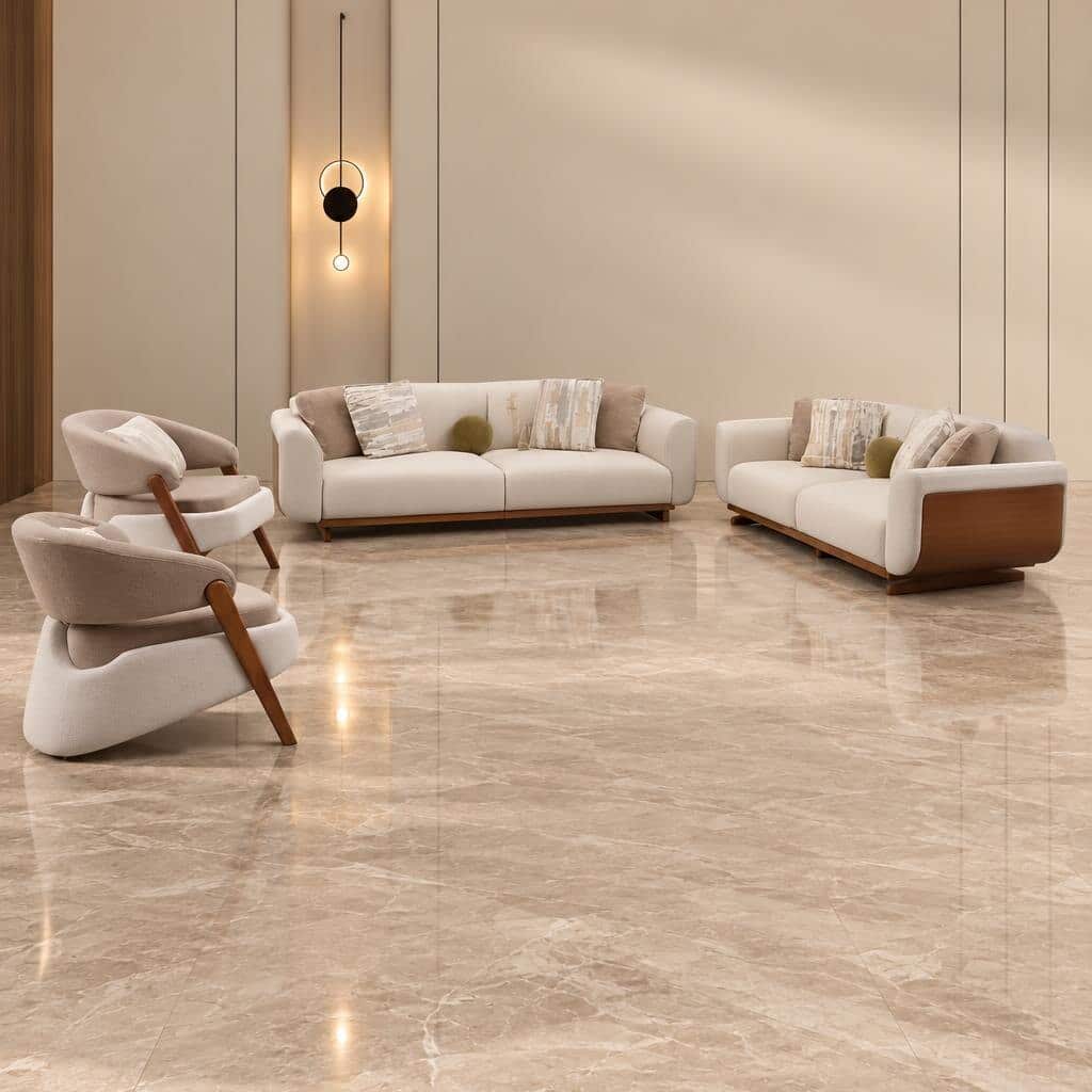 Sand Living Room Set detail view for stylish home furniture pages
