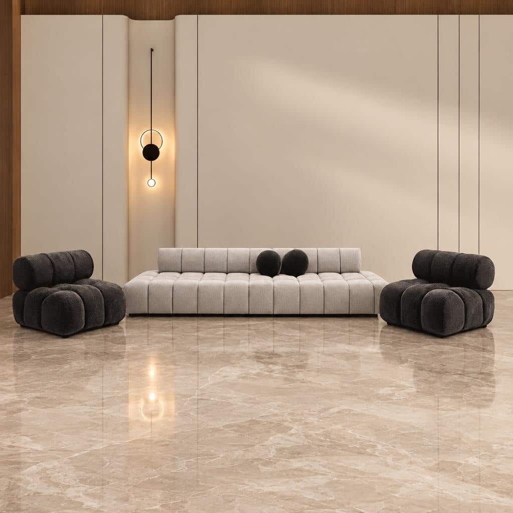 Glint Living Room Set wide view for spacious living room furniture